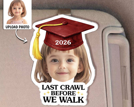 Custom Photo Look Who Graduated - Personalized Car Visor Clip - Special Gift For Family Members, Best Friends, Siblings