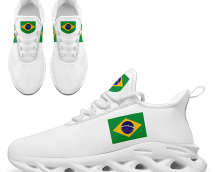 Custom 2026 World Cup Brazil Sneakers DIY Country Flag Running Shoes