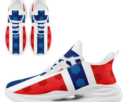 Custom 2026 World Cup Norway Sneakers DIY Country Flag Running Shoes Lightweight Sport Shoes
