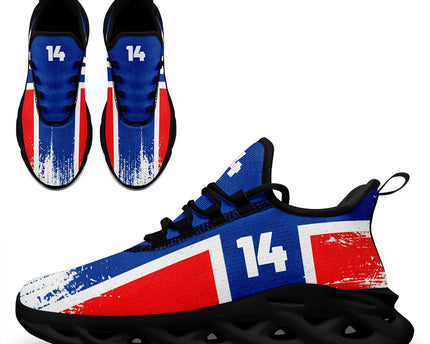 Custom 2026 World Cup Norway Sneakers DIY Country Flag Running Shoes Lightweight Sport Shoes