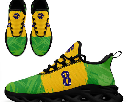 Custom 2026 World Cup Brazil Sneakers DIY Country Flag Running Shoes