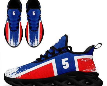 Custom 2026 World Cup Norway Sneakers DIY Country Flag Running Shoes Lightweight Sport Shoes