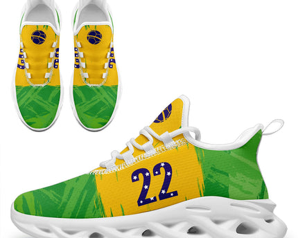 Custom 2026 World Cup Brazil Sneakers DIY Country Flag Running Shoes