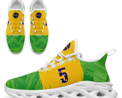 Custom 2026 World Cup Brazil Sneakers DIY Country Flag Running Shoes
