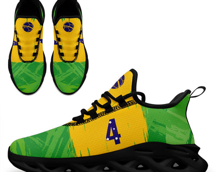 Custom 2026 World Cup Brazil Sneakers DIY Country Flag Running Shoes
