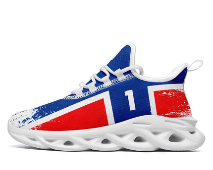 Custom 2026 World Cup Norway Sneakers DIY Country Flag Running Shoes Lightweight Sport Shoes