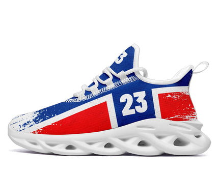 Custom 2026 World Cup Norway Sneakers DIY Country Flag Running Shoes Lightweight Sport Shoes