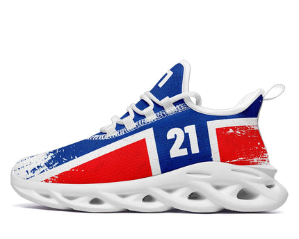 Custom 2026 World Cup Norway Sneakers DIY Country Flag Running Shoes Lightweight Sport Shoes