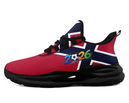 Custom 2026 World Cup Norway Sneakers DIY Country Flag Running Shoes Lightweight Sport Shoes