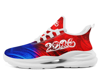 Custom 2026 World Cup Norway Sneakers DIY Country Flag Running Shoes Lightweight Sport Shoes