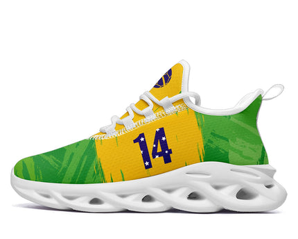 Custom 2026 World Cup Brazil Sneakers DIY Country Flag Running Shoes