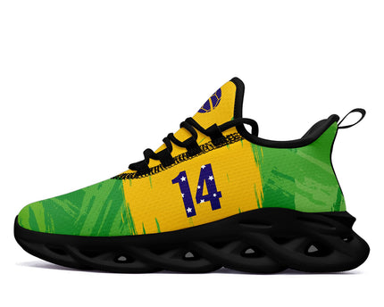 Custom 2026 World Cup Brazil Sneakers DIY Country Flag Running Shoes
