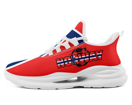 Custom 2026 World Cup Norway Sneakers DIY Country Flag Running Shoes Lightweight Sport Shoes