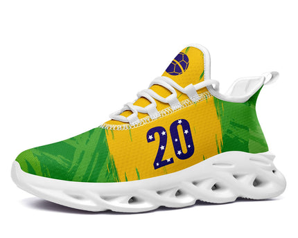 Custom 2026 World Cup Brazil Sneakers DIY Country Flag Running Shoes