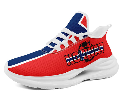 Custom 2026 World Cup Norway Sneakers DIY Country Flag Running Shoes Lightweight Sport Shoes