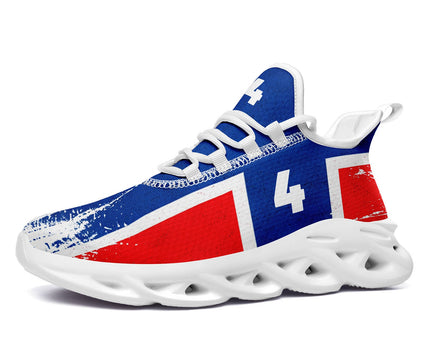 Custom 2026 World Cup Norway Sneakers DIY Country Flag Running Shoes Lightweight Sport Shoes