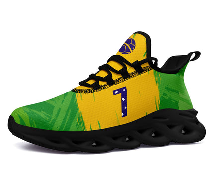 Custom 2026 World Cup Brazil Sneakers DIY Country Flag Running Shoes