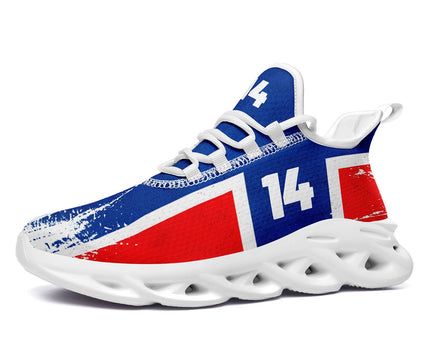 Custom 2026 World Cup Norway Sneakers DIY Country Flag Running Shoes Lightweight Sport Shoes
