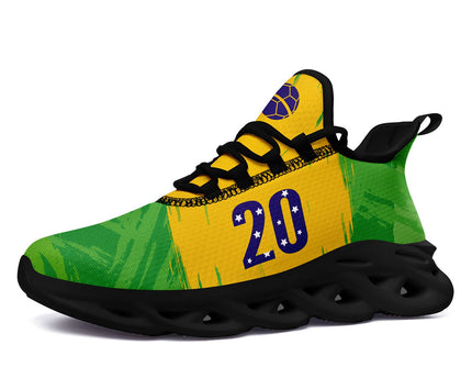 Custom 2026 World Cup Brazil Sneakers DIY Country Flag Running Shoes