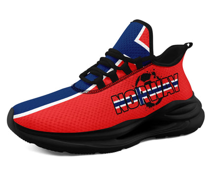 Custom 2026 World Cup Norway Sneakers DIY Country Flag Running Shoes Lightweight Sport Shoes