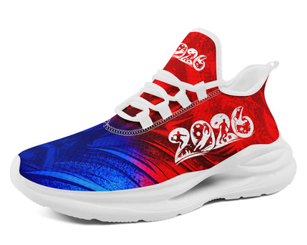 Custom 2026 World Cup Norway Sneakers DIY Country Flag Running Shoes Lightweight Sport Shoes