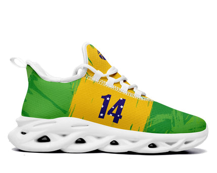 Custom 2026 World Cup Brazil Sneakers DIY Country Flag Running Shoes