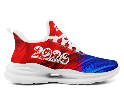 Custom 2026 World Cup Norway Sneakers DIY Country Flag Running Shoes Lightweight Sport Shoes