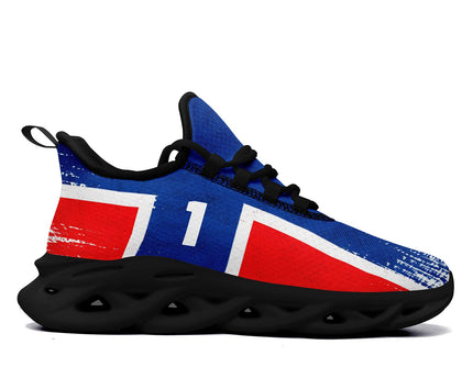 Custom 2026 World Cup Norway Sneakers DIY Country Flag Running Shoes Lightweight Sport Shoes