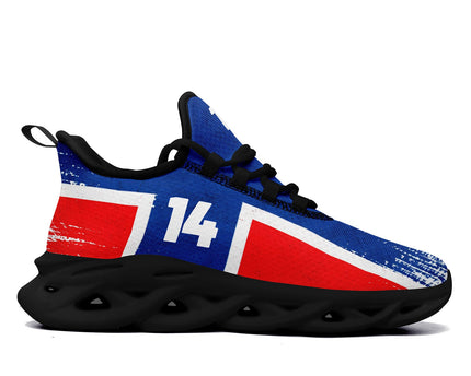 Custom 2026 World Cup Norway Sneakers DIY Country Flag Running Shoes Lightweight Sport Shoes
