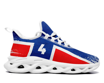Custom 2026 World Cup Norway Sneakers DIY Country Flag Running Shoes Lightweight Sport Shoes