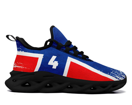 Custom 2026 World Cup Norway Sneakers DIY Country Flag Running Shoes Lightweight Sport Shoes