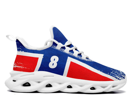 Custom 2026 World Cup Norway Sneakers DIY Country Flag Running Shoes Lightweight Sport Shoes