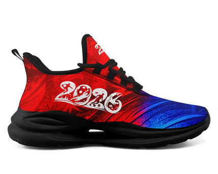 Custom 2026 World Cup Norway Sneakers DIY Country Flag Running Shoes Lightweight Sport Shoes