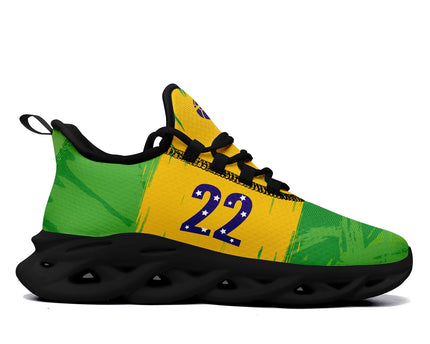 Custom 2026 World Cup Brazil Sneakers DIY Country Flag Running Shoes