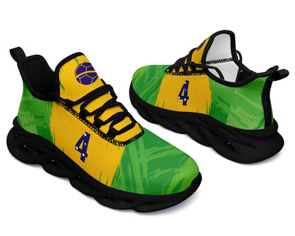 Custom 2026 World Cup Brazil Sneakers DIY Country Flag Running Shoes
