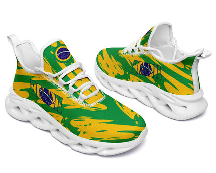 Custom 2026 World Cup Brazil Sneakers DIY Country Flag Running Shoes