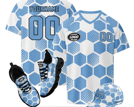 Custom Argentina 2026 World Cup Jersey Sneakers and Hat Combo Offer