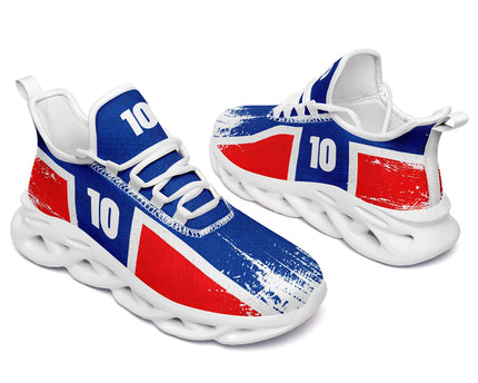 Custom 2026 World Cup Norway Sneakers DIY Country Flag Running Shoes Lightweight Sport Shoes