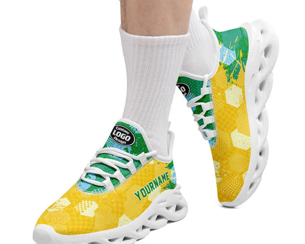 Custom 2026 World Cup Brazil Sneakers DIY Country Flag Running Shoes