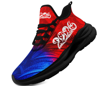 Custom 2026 World Cup Norway Sneakers DIY Country Flag Running Shoes Lightweight Sport Shoes