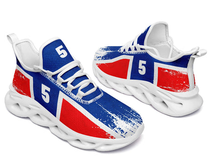 Custom 2026 World Cup Norway Sneakers DIY Country Flag Running Shoes Lightweight Sport Shoes