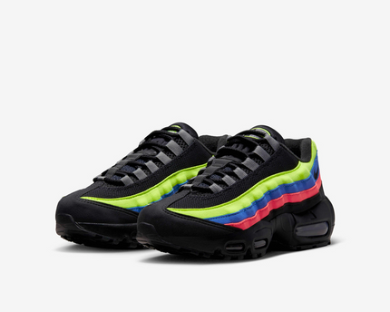 Men's Nike Air Max 95 Black Multi-Color Shoes