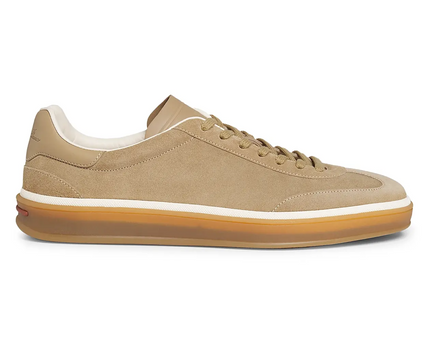 Men's Loro Piana Tennis Walk  Light Wood Smoke Sneakers