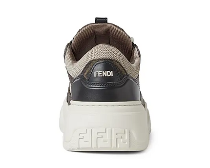 Men's Fendi Roma Match Nero Beige Sneakers