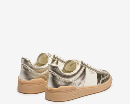 Men's Valentino Garavani Upvillage Low-Top Silver Sneakers
