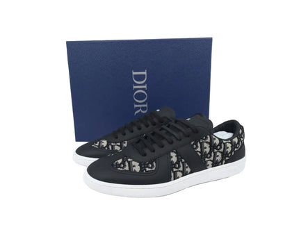 Men's Dior B01 Matchpoint White And Black Print Sneakers