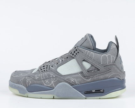 Men's Air Jordan 4 x Kaws Grey Shoes