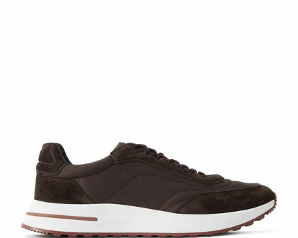 Men's Clothbase Loro Piana Brown Sneakers