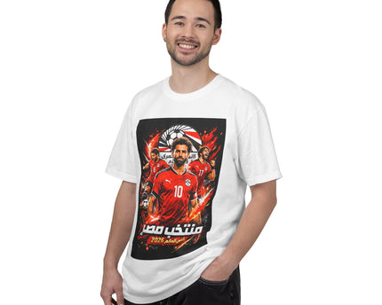 Egypt Football Players T-shirt, 2026 World Cup Back Trophy Design, Egypt Flag
