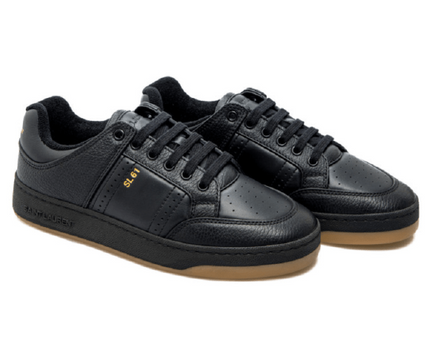 Men's Saint Laurent Low Top Black Sneakers